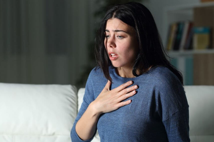 hyperventilation covid